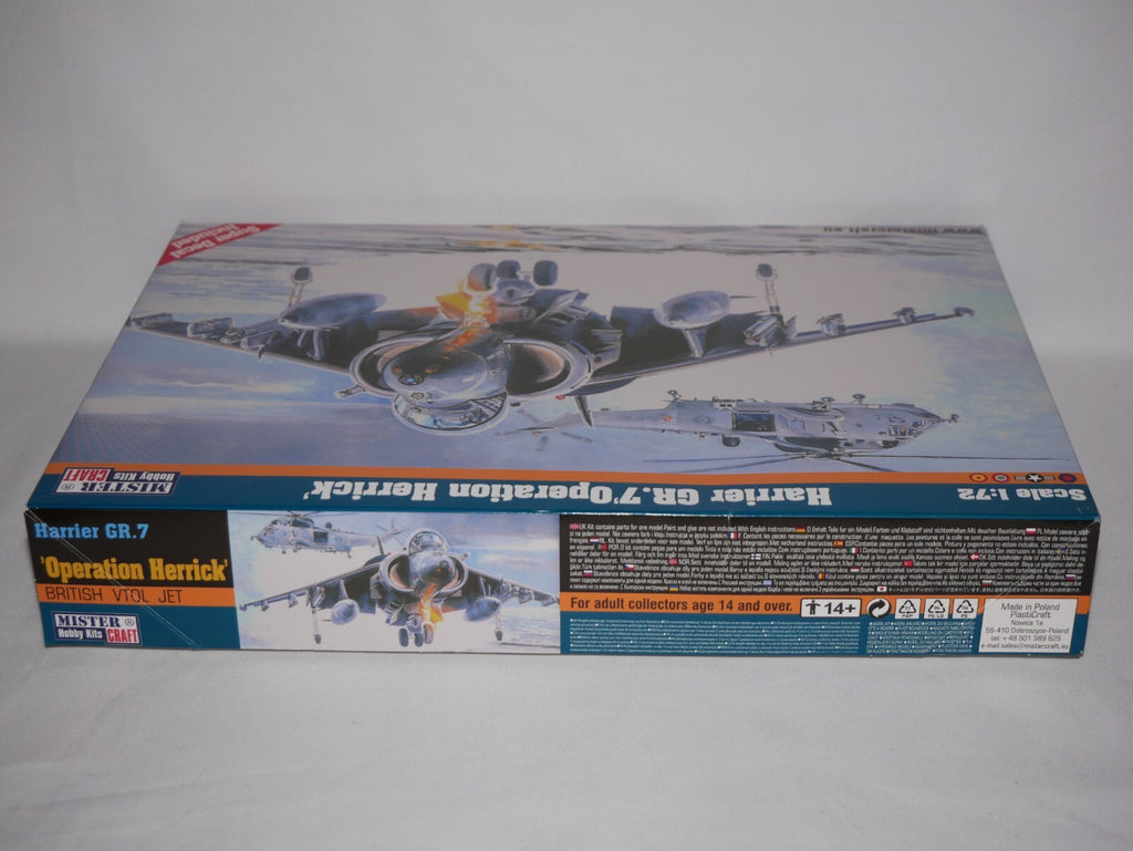 MisterCraft Hobby Kits 1:72 (D-94) Harrier GR.7 Jet 'Operation Herrick' - 040949