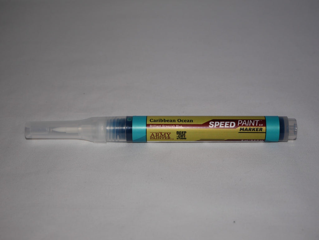 Army Painter Speedpaint 2.0 Felt Tip Tech Acrylic Marker Caribbean Ocean SM1040