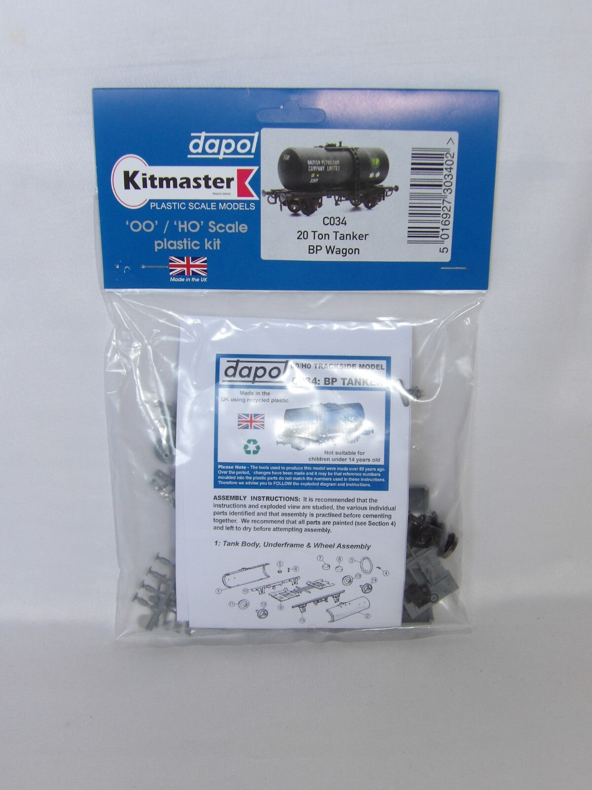 Dapol Kitmaster "OO/HO" 20 Ton Tanker BP Wagon C034