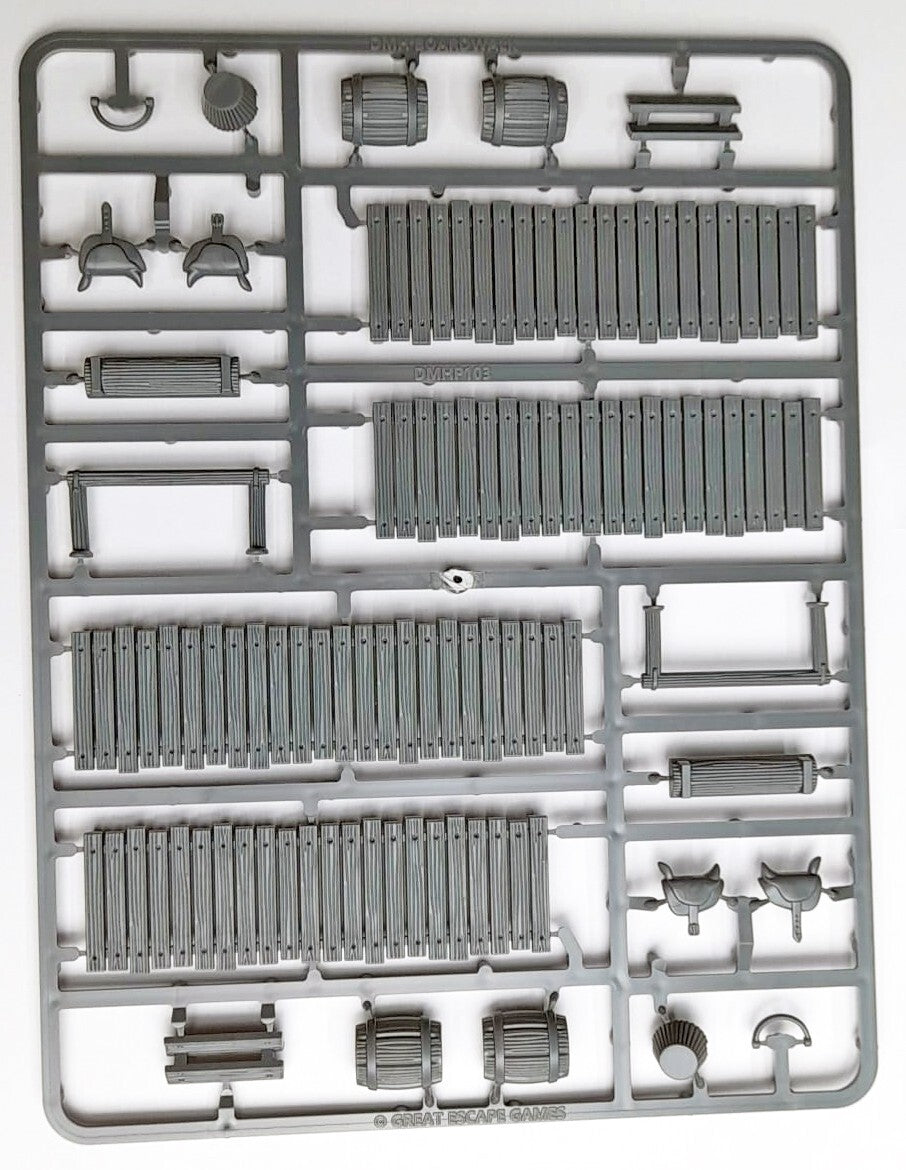 Great Escape Games Dead Mans Hand 28mm Scale Hard Plastic Board Walks - DMHP103