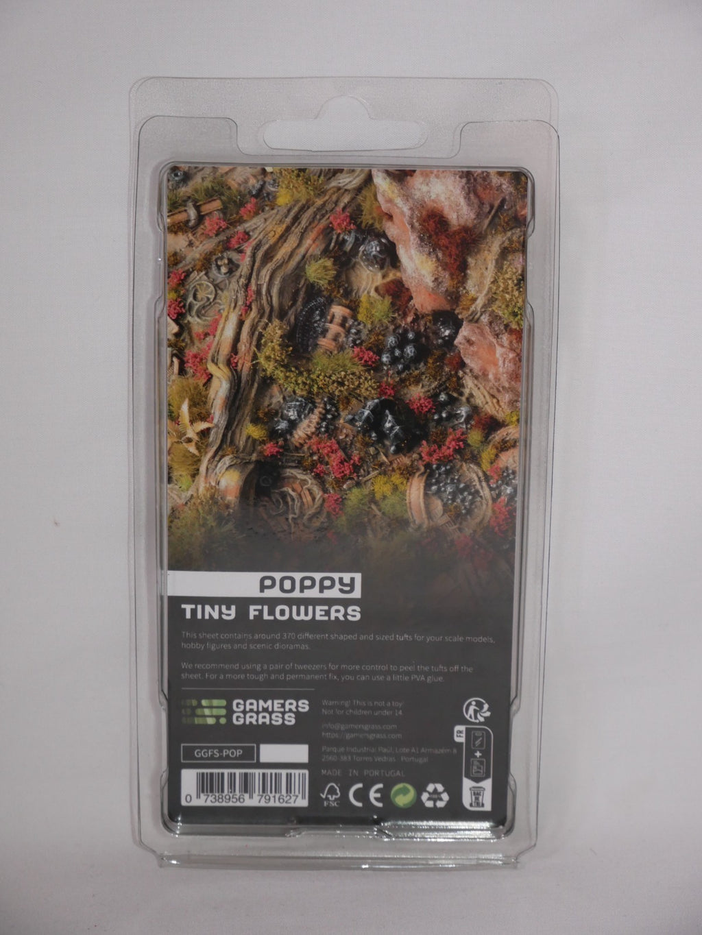 Gamers Grass Poppy Tiny Flowers Grass Tufts For Bases 370x Per Pack - GGFS-POP
