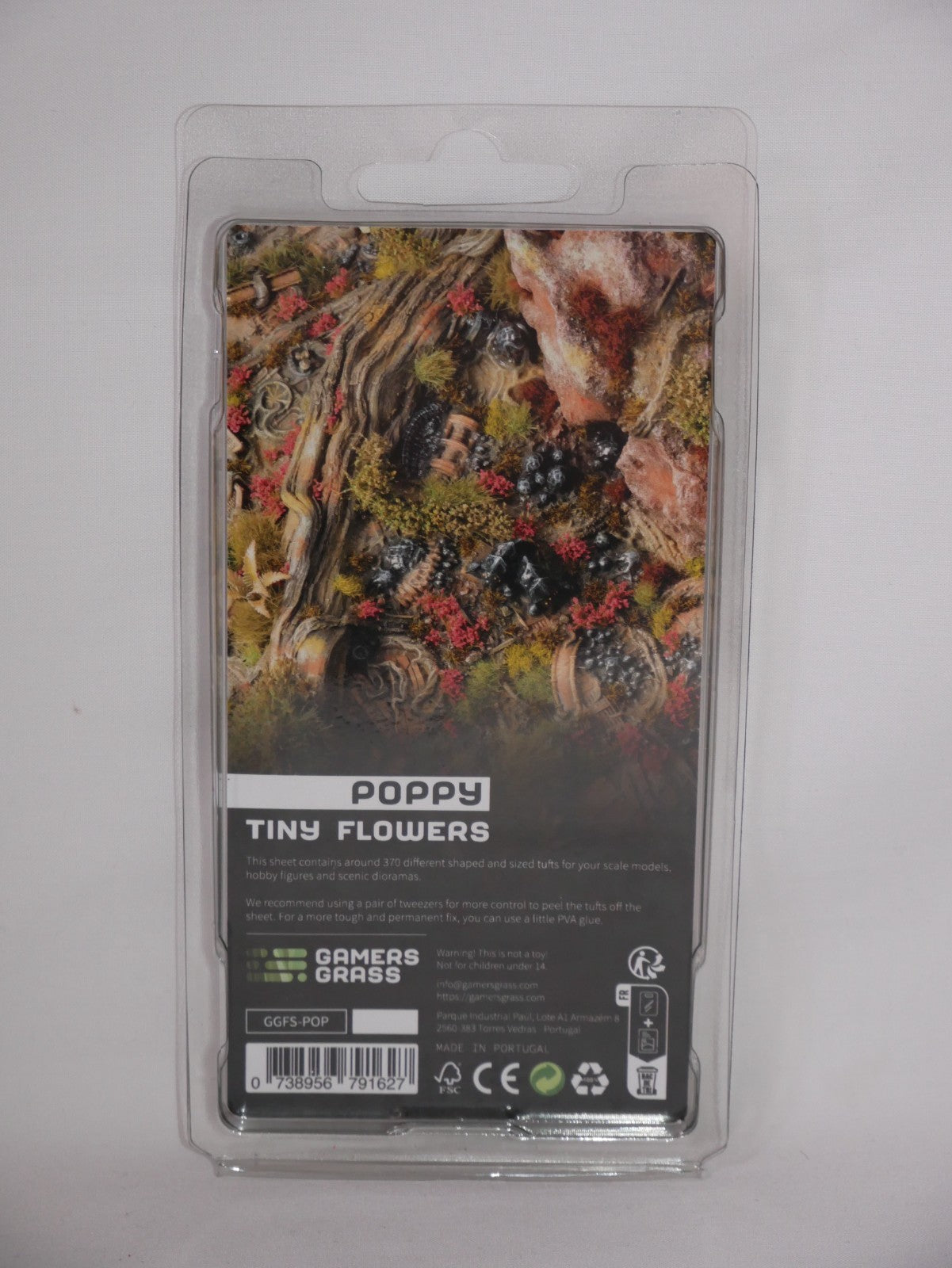 Gamers Grass Poppy Tiny Flowers Grass Tufts For Bases 370x Per Pack - GGFS-POP