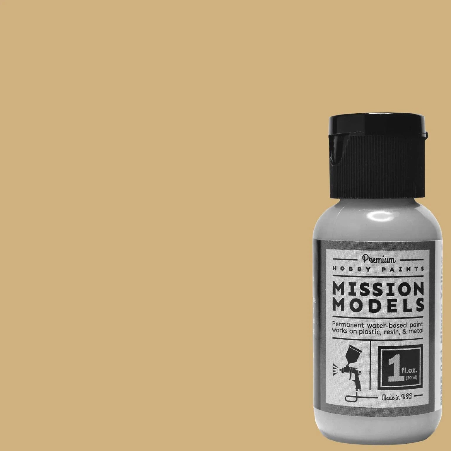 Mission Models Premium Hobby Paints Gelbbraun RAL 8020 30ml Bottle (MMP - 010)