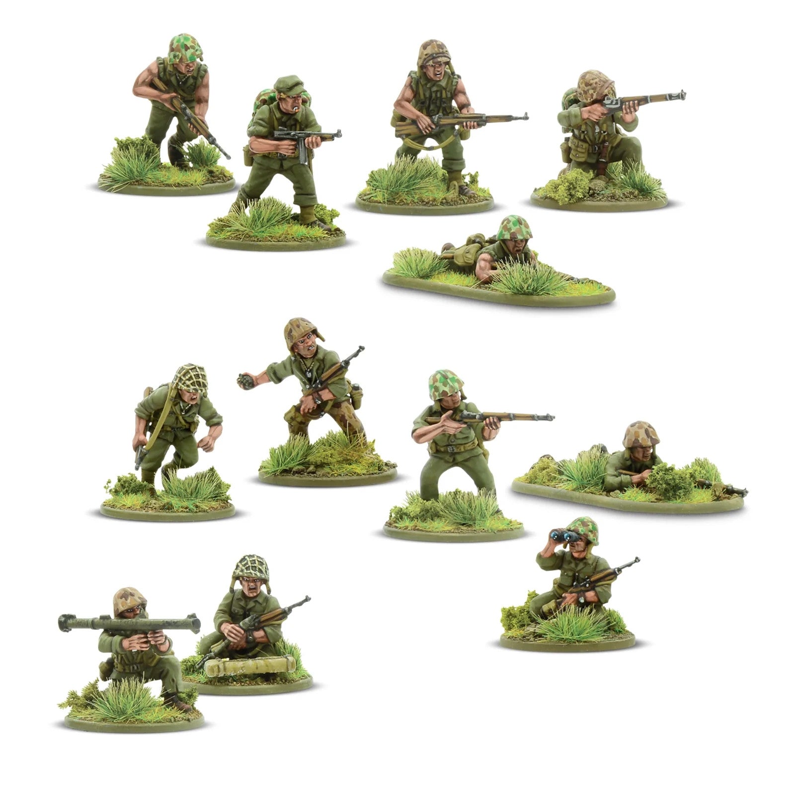 Warlord Game Bolt Action 1:56 Scale WWII Island Assault Starter Set- 401510008
