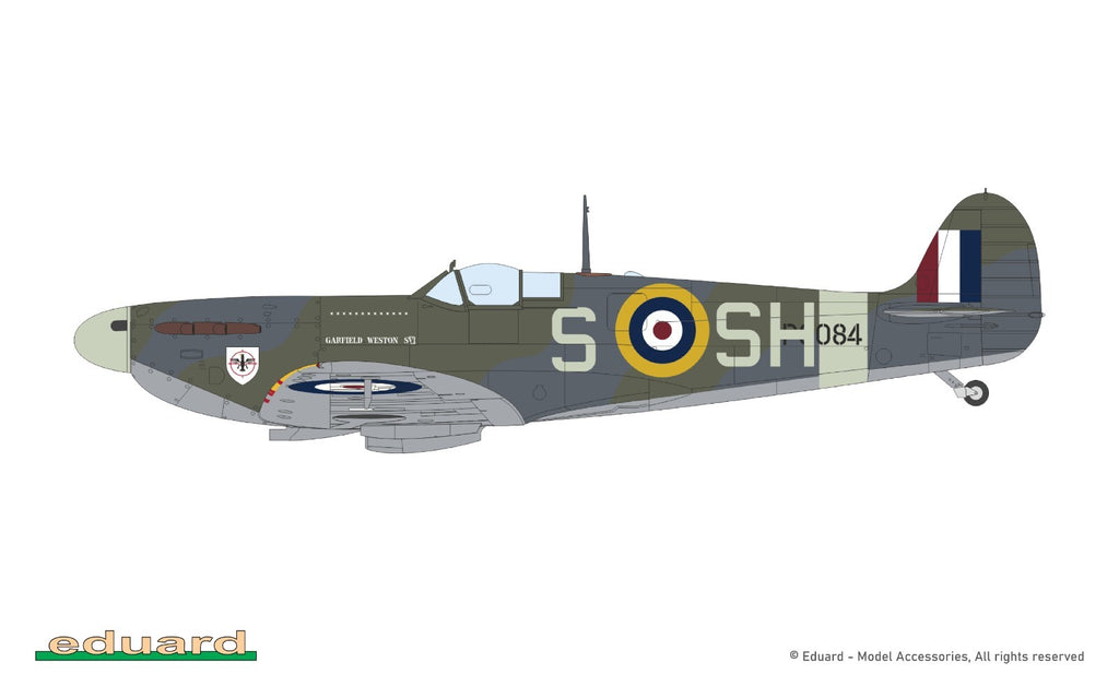 Eduard 1:48 Scale Model WWII Supermarine Spitfire Mk.IIa Weekend Edition - 84206