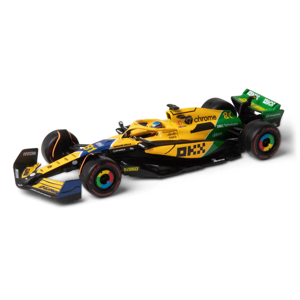Burago 1:43 McLaren MCL38 Monaco Grand Prix 2024 No.81 Oscar Piastri #18-38215PS