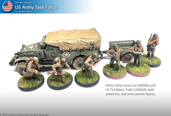 Rubicon Models 1:56 M3A1 Armoured Scout Car (Early & Late Production) - 280083