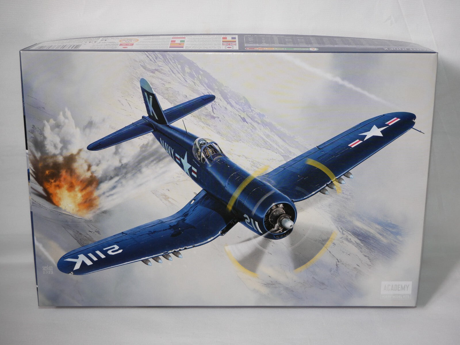 Academy 1:48 USN F4U-4 Corsair Battle of Jangjin Reservoir Skill Level 4 - 12353
