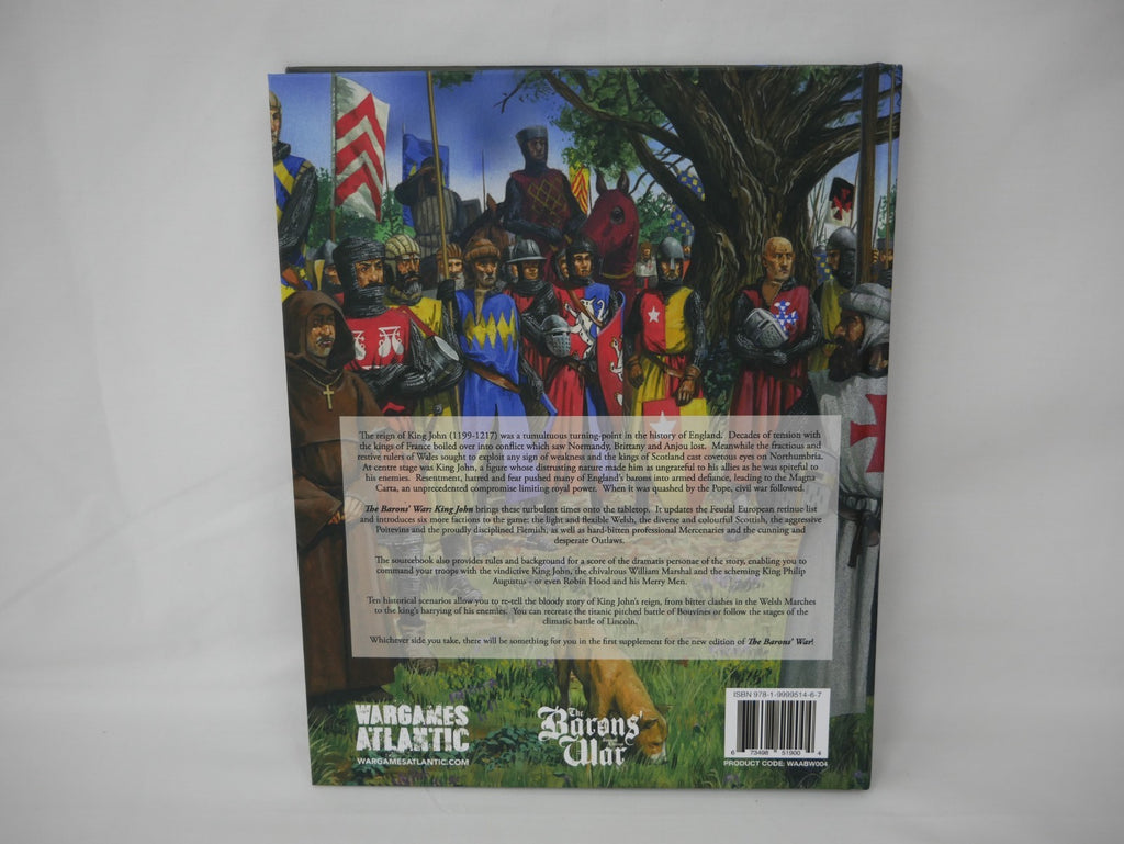 Wargames Atlantic Barons' War 2nd Ed King John Hardcover Sourcebook - WAABW004