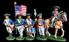Hat Industrie 1:56 American War Of Independence American Infantry Command - 2005