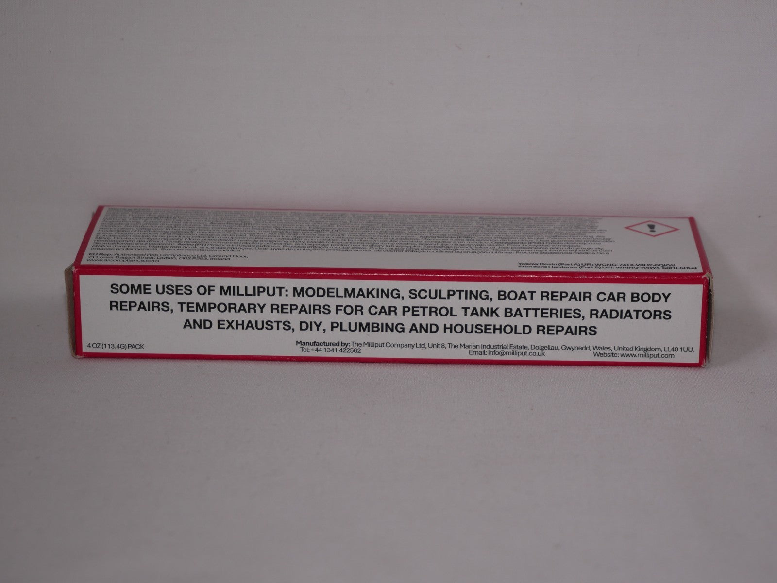 Milliput Standard Yellow-Grey Two Part Specially Formulated Epoxy Putty (113.4g)