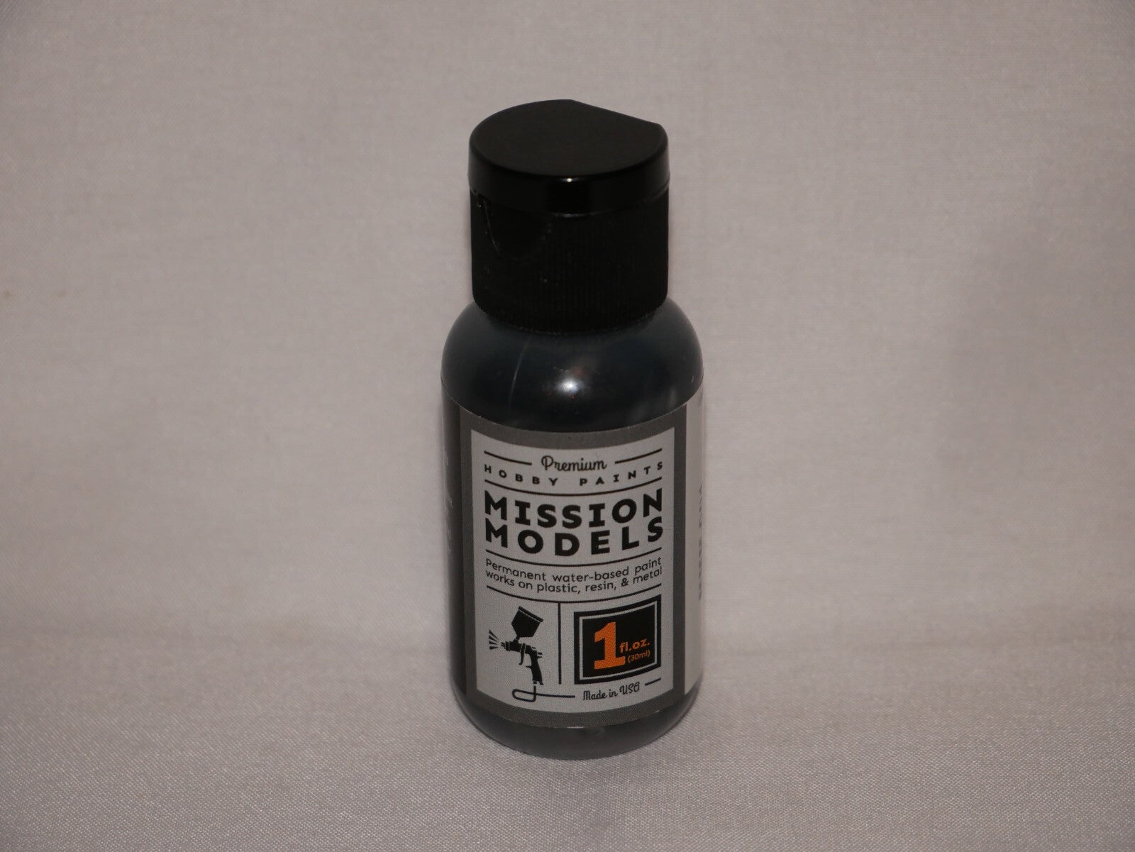 Mission Models Hobby Paint Metallic Burnt Iron 1 30ml / 1fl.oz Bottle (MMM-001)