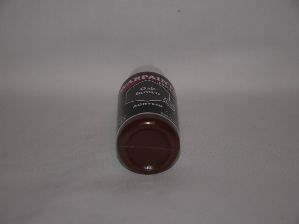 The Army Painter Warpaints Fanatic Acrylics Oak Brown 18ml Dropper Bottle WP3109