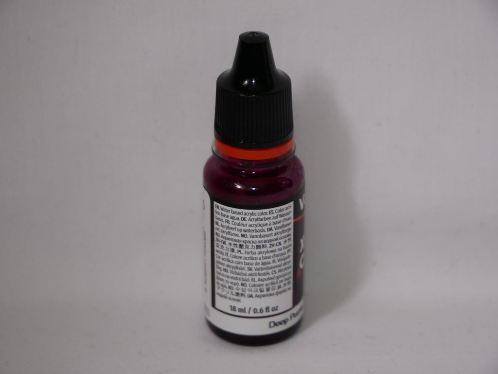 Vallejo Xpress Color Acrylics Deep Purple 18ml/0.6 fl oz Dropper Bottle - 72.409