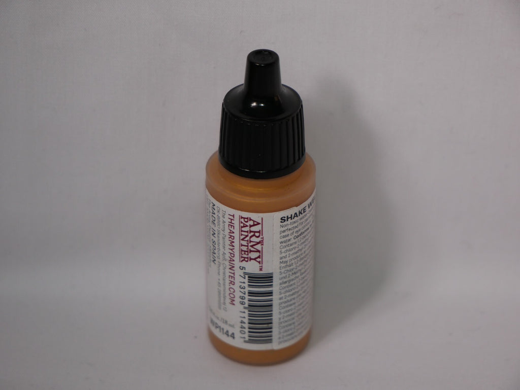 The Army Painter Warpaints Metallics Bright Gold (18ml) Dropper Bottle - WP1144