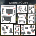 Victrix Pillage Ransack The Middle Ages 28mm Dark Age & Medieval Market Stall