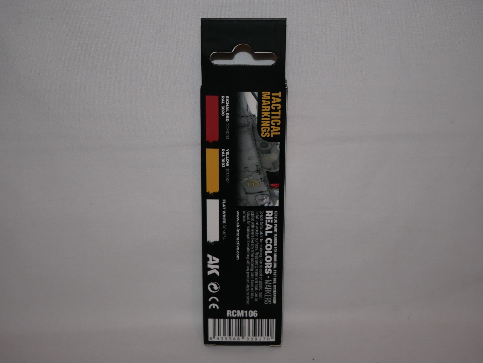 AK Interactive Real Color Acrylic Markers Tactical Markings 3 Piece Set - RCM106