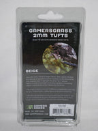 Gamers Grass Wild Beige 2mm Tufts For Wargaming Mini Bases (70) Per Pack GG2-BE