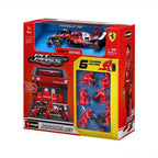 Burago 1:43 Scuderia Ferrari Formula One Team C.Leclerc Pit Pass Diorma Playset - #18-36865L