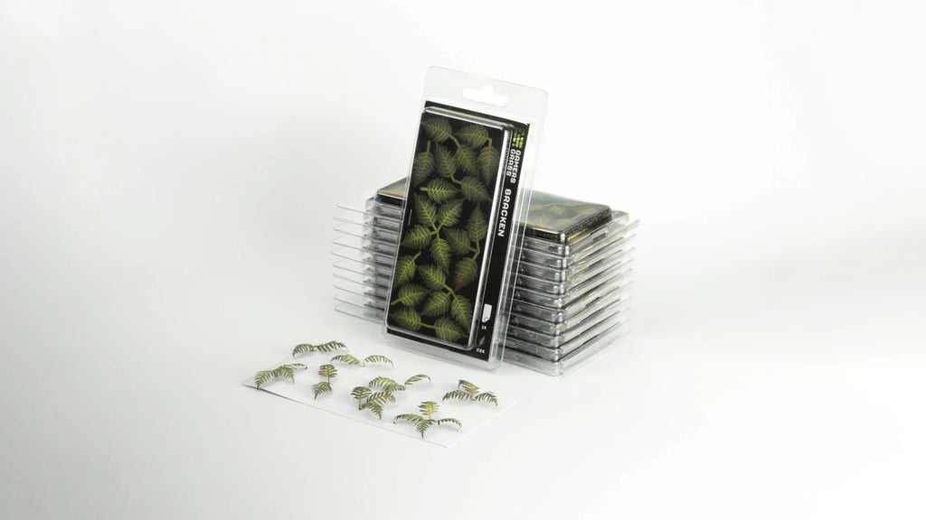 Gamers Grass Full Color Laser Cut Plants Bracken For Bases (22) Per Pack GGLP-GB