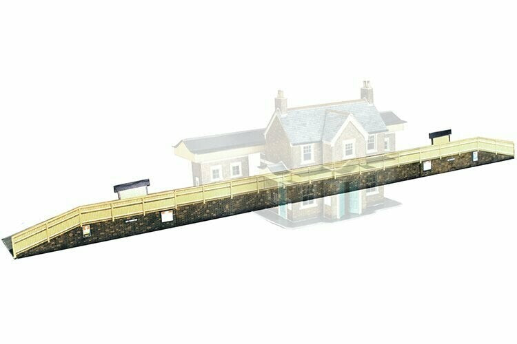 Superquick Kits 1:76 Scale Stone Station Platform Scaled For OO & HO - SQA1.1