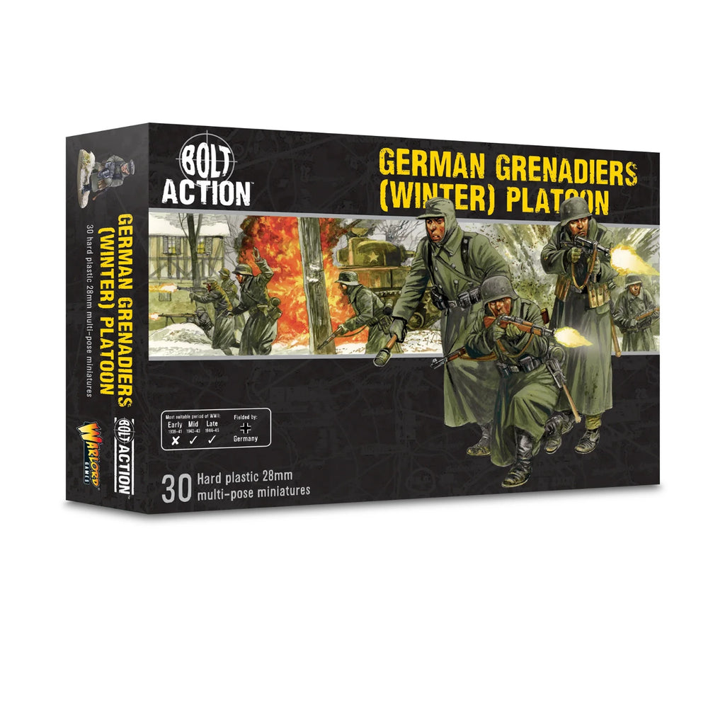Warlord Games Bolt Action 1:56 Scale WWII German Infantry (Winter) - 402012027