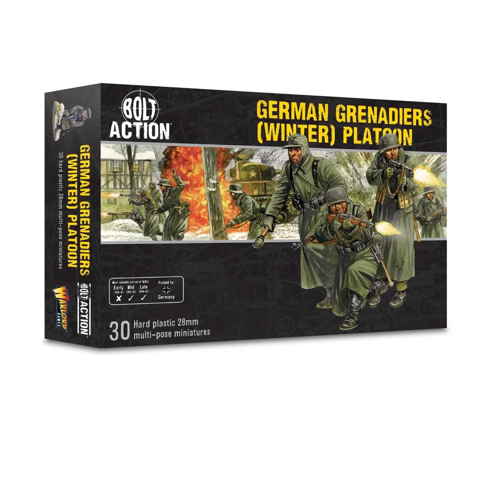 Warlord Games Bolt Action 1:56 Scale WWII German Infantry (Winter) - 402012027