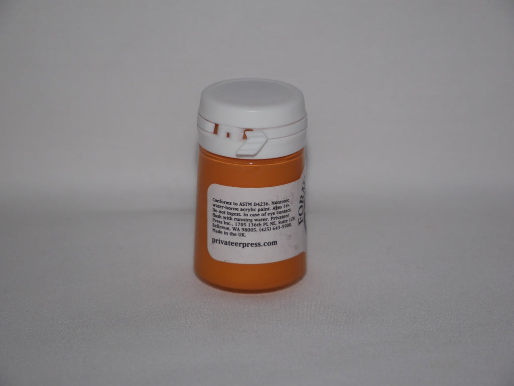 Formula P3 Acrylic Paint Range Ember Orange (18ml) Flip Top Bottle - PIP 93023
