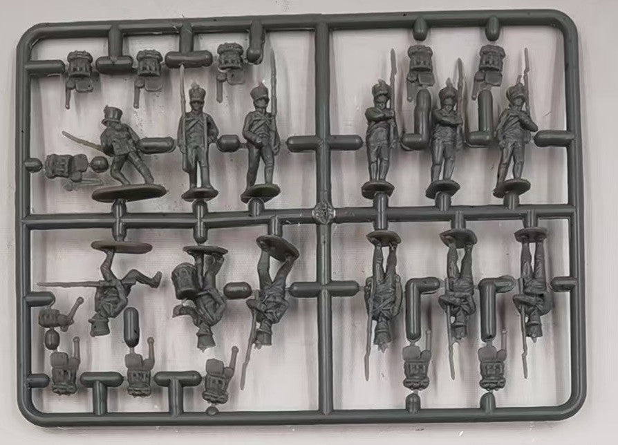 Hat Industrie 1:72 Scale Napoleonic Austrians Infantry (Advancing) Figures - 8164