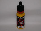 Vallejo Game Color Acrylic Moon Yellow 18ml/0.6 fl oz Dropper Bottle - 72.005