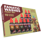 The Army Painter Warpaints Fanatic Range Washes Paint Set (10 Colours) - WP8068