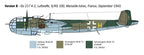 Italeri 1:72 Scale Dornier Do 217 K-1/K-2 Bomber With Fritz-X Guided Bombs - 1488