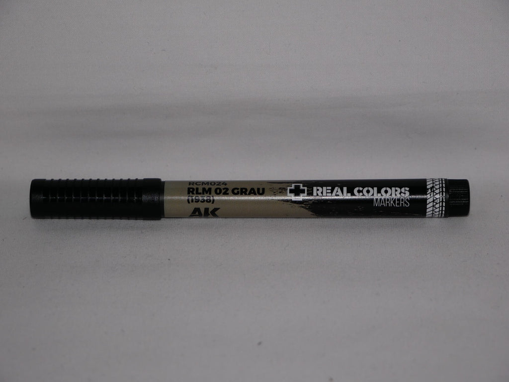 AK Interactive Real Colors Acrylic Fast Dry Markers RLM 02 Grau (1938) - RCM024