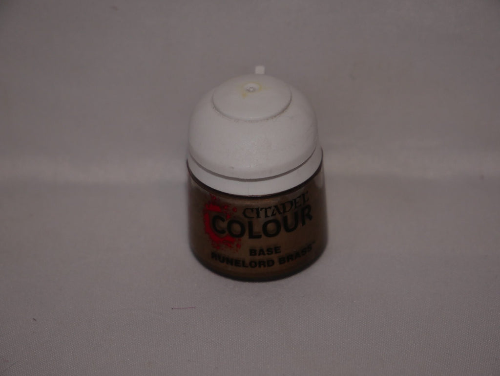 Games Workshop Citadel Colour Base Runelord Brass 12ml/0.40 fl oz Pot (21-55)