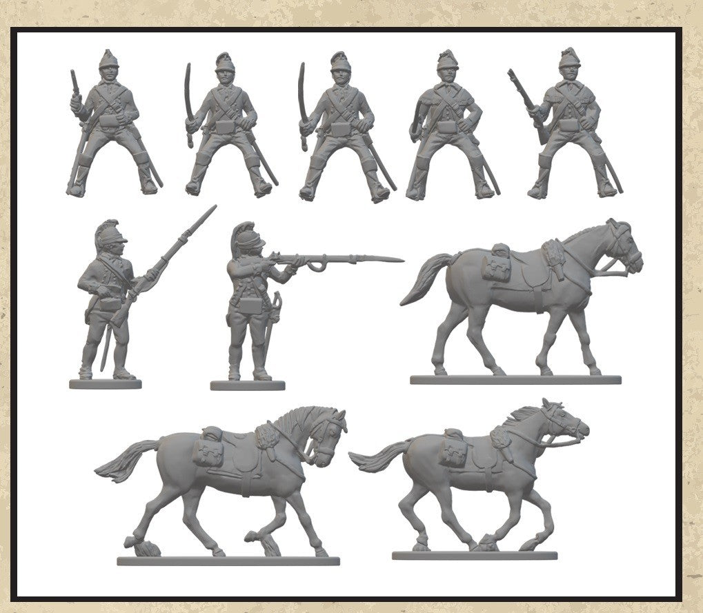 Hat Industrie 1:72 Scale American War Of Independence American Cavalry - 8346