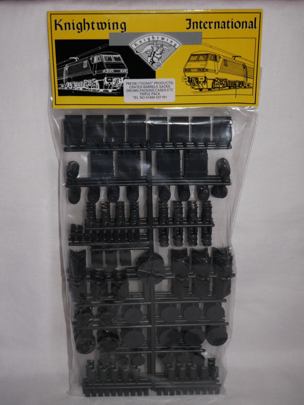 Knightwing "OO/HO" Crates, Barrels, Sacks, Drums, Packing Cases (3 Pack) - PM108