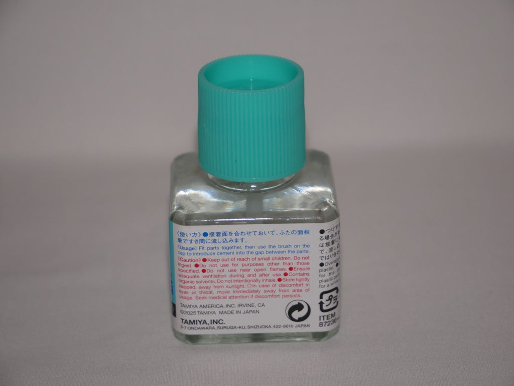 Tamiya Extra Thin Polystyrene Cement Low Odour Version 40ml Glass Jar - 87236