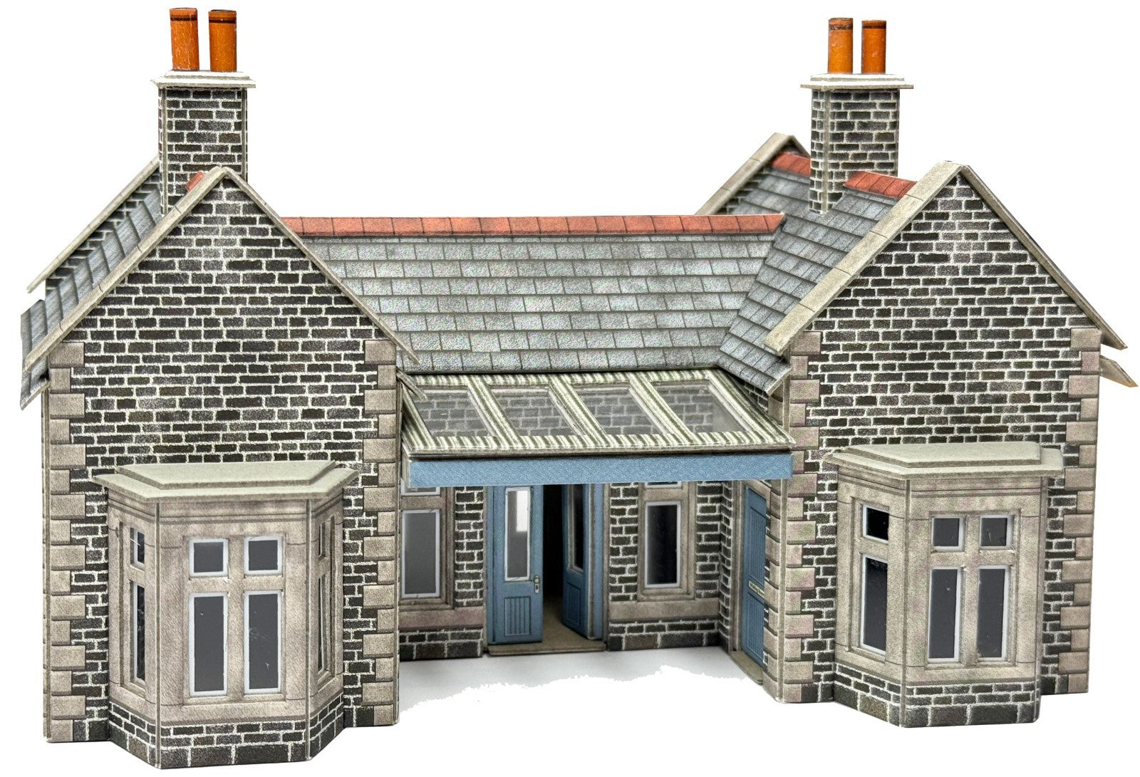 Metcalfe Card Construction Kits OO/HO Scale Little Cardleywick Station - PO315
