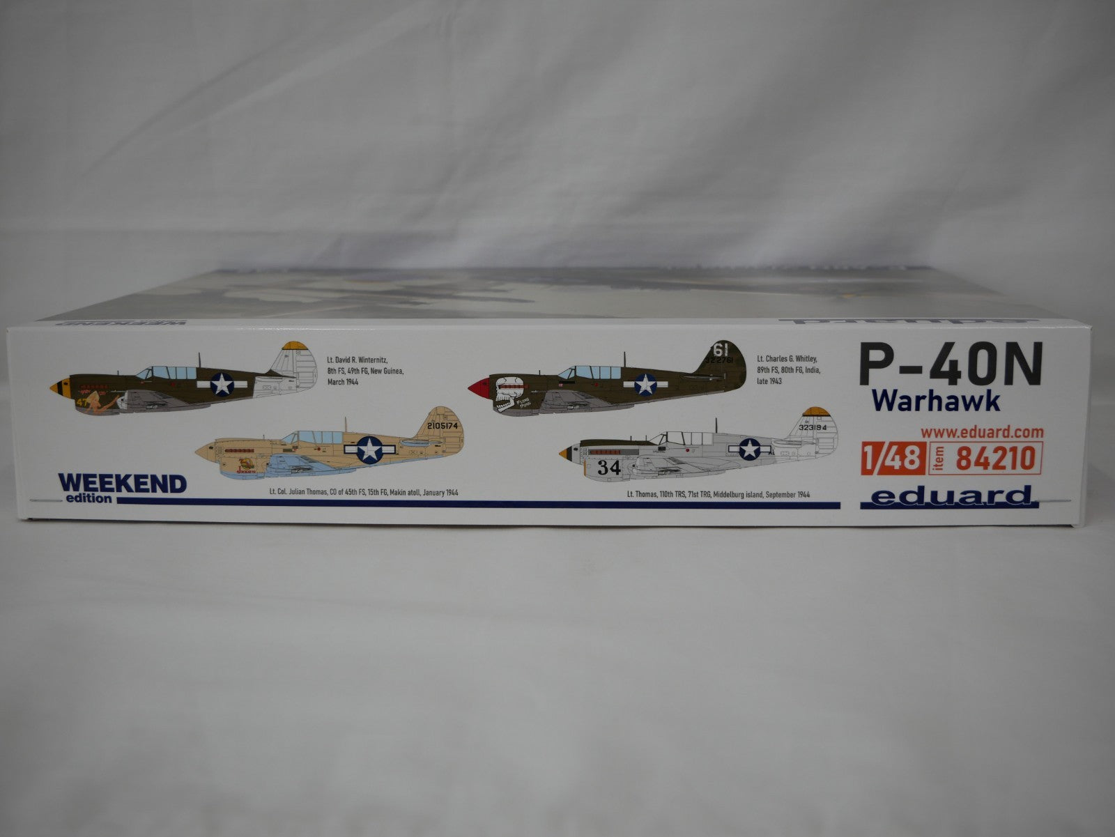 Eduard 1:48 Scale WWII Curtiss P-40N Warhawk Weekend Edition Model Kit - 84212