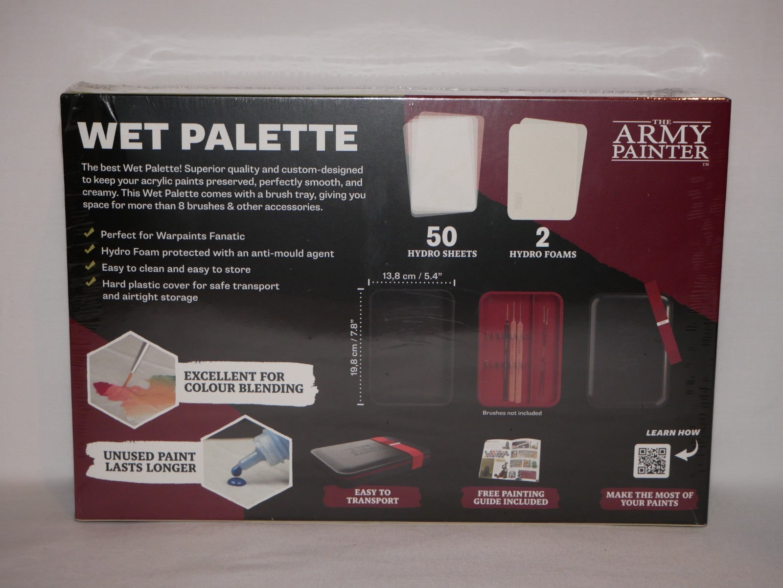 The Army Painter Wargaming Miniature Model Painting Wet Palette Set - TL5051