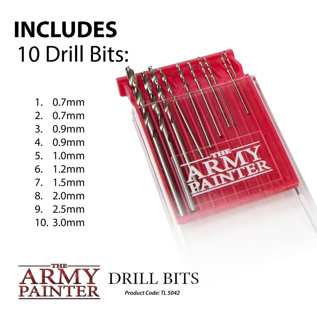 The Army Painter Multipiece Model And Miniature Drill Bit Set (10 piece) - TL5042