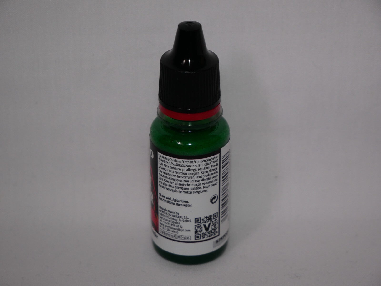 Vallejo Game Color Acrylic Ink Range Green 18ml/0.6 fl oz Dropper Bottle 72.089