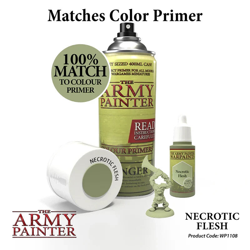 The Army Painter Acrylic Warpaints Necrotic Flesh (18ml) Dropper Bottle - WP1108