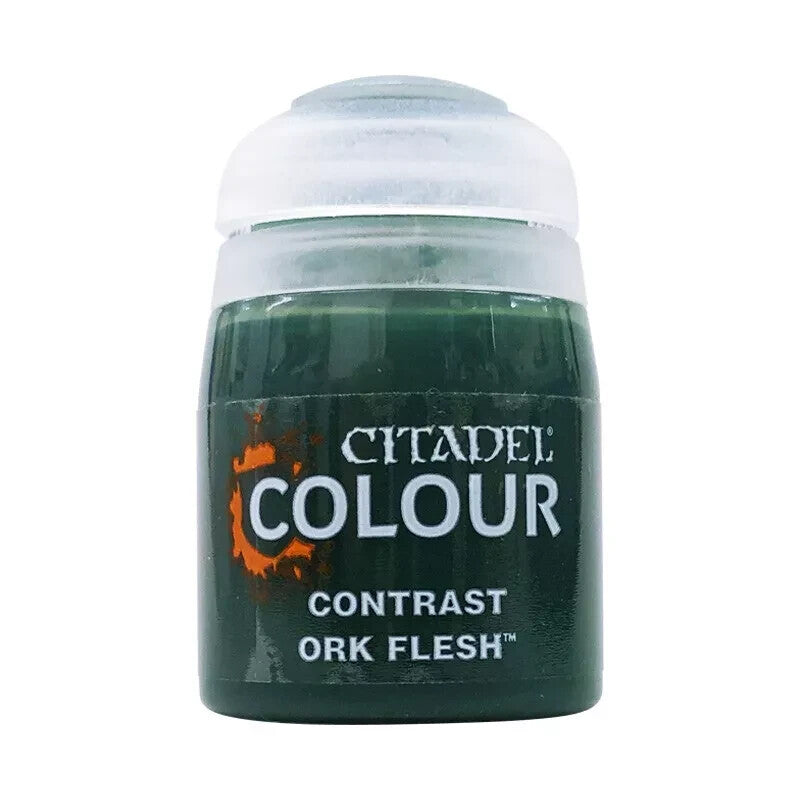 Games Workshop Citadel Colour Contrast Ork Flesh 18ml/0.60 fl oz Pot - (29-22)