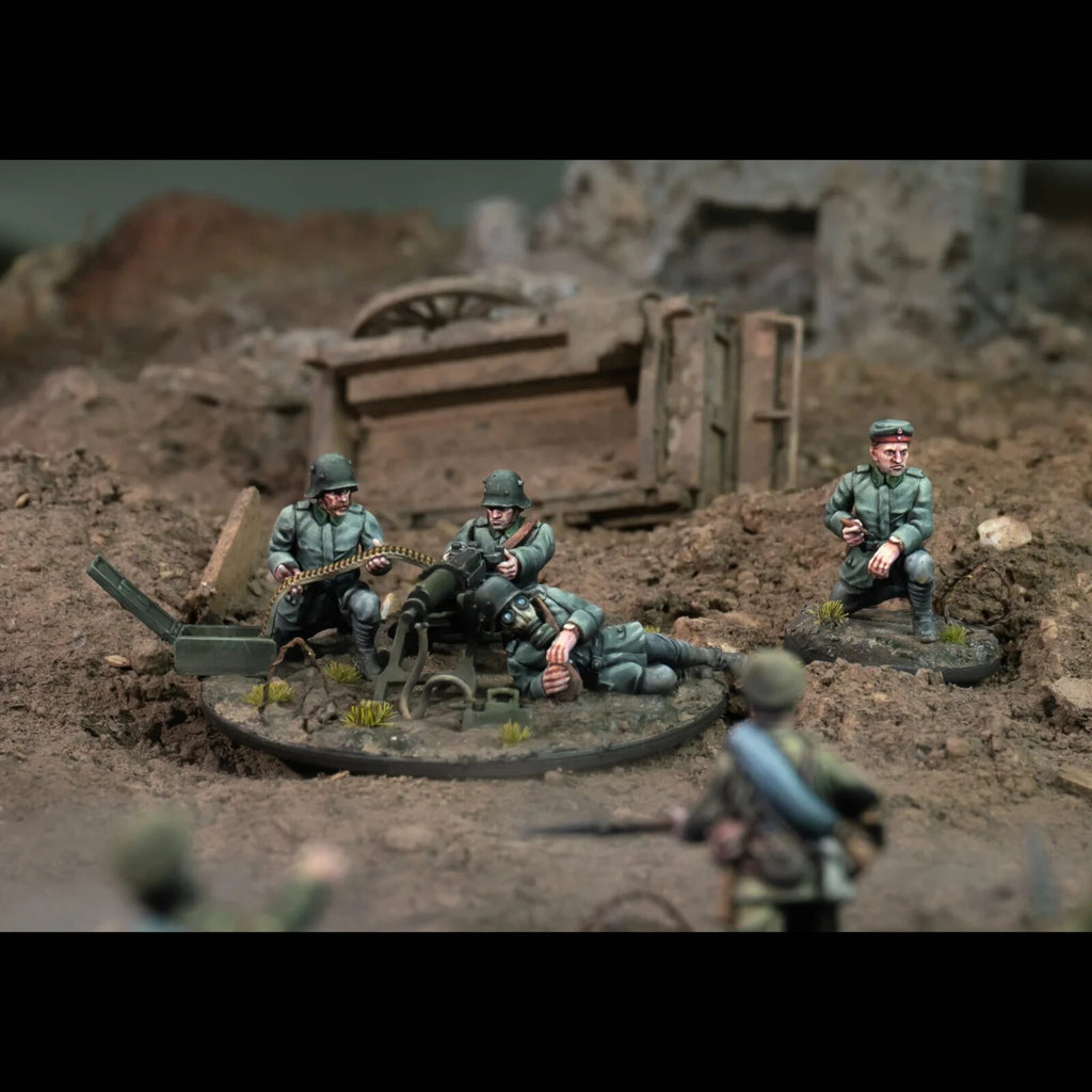 Wargames Atlantic The Great War 28mm German MG-08 Crews (1914-1918) - WAAGW005