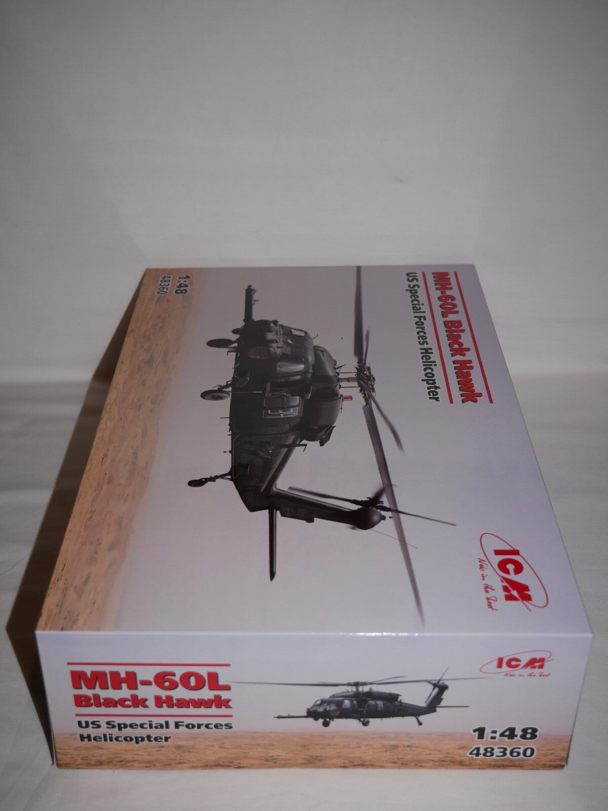 ICM 1:48 Scale Sikorsky MH-60L Black Hawk US Special Forces Helicopter - 48360