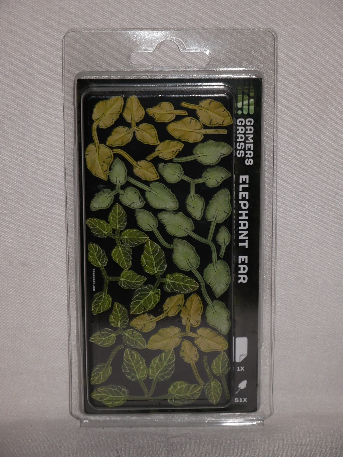 Gamers Grass Full Color Laser Cut Plants Elephant Ear (51) Per Pack GGLP-EE