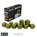Warlord Games Bolt Action 1:56 Scale 12x Green Coloured Order Dice - (402616011)
