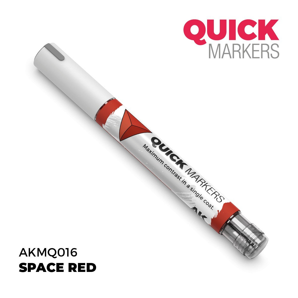 AK Interactive Acrylic Quick Gen Markers For Tabletop Wargaming Space Red - AKMQ016