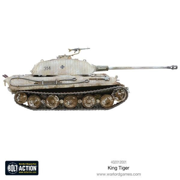 Warlord Games Bolt Action 1:56 Scale WWII German King Tiger Heavy Tank - 402012001